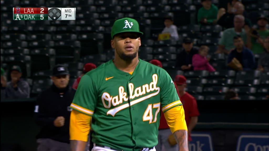 A's beat Angels, Montas dominant, defensive gems from Olson, Bolt