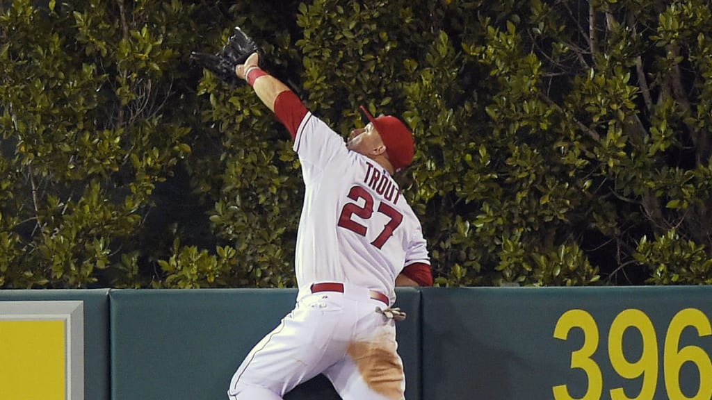 The Angels will give away a Mike Trout "wall-catch figurine" on May 20.