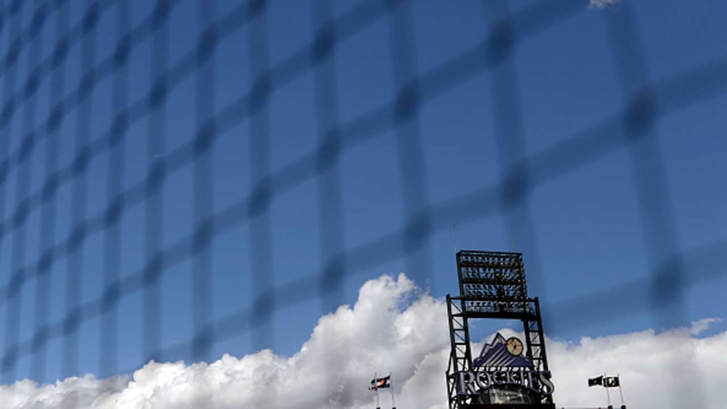 The Rockies announced Thursday that they'll extend the protective netting down the foul lines before next season. (Getty)
