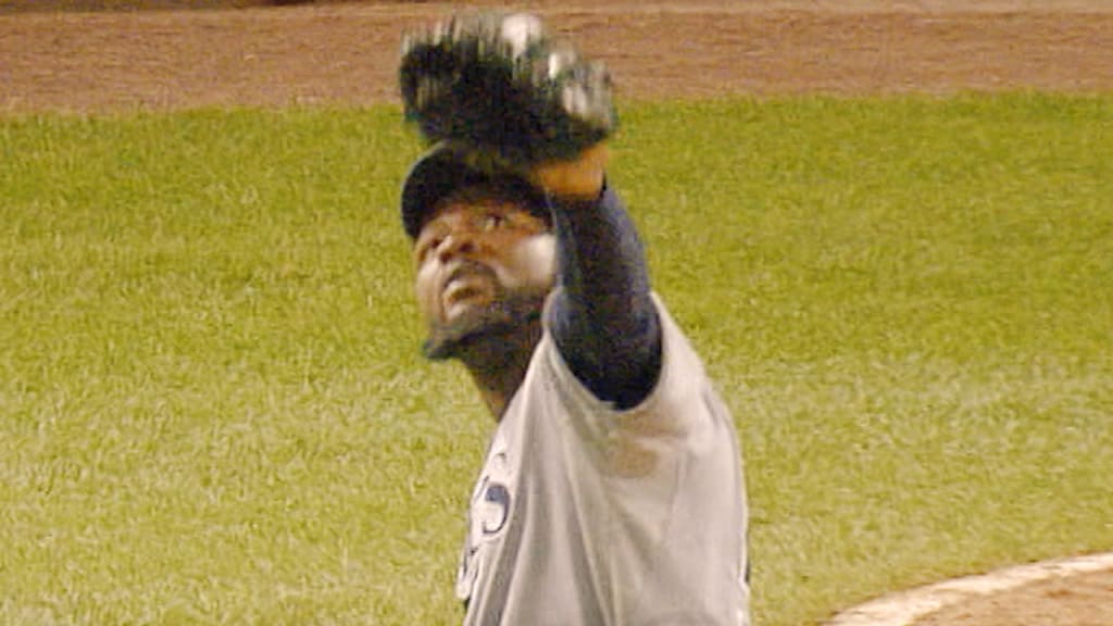 Al Reyes poses during Tampa Bay Devil Rays Photo Day on February