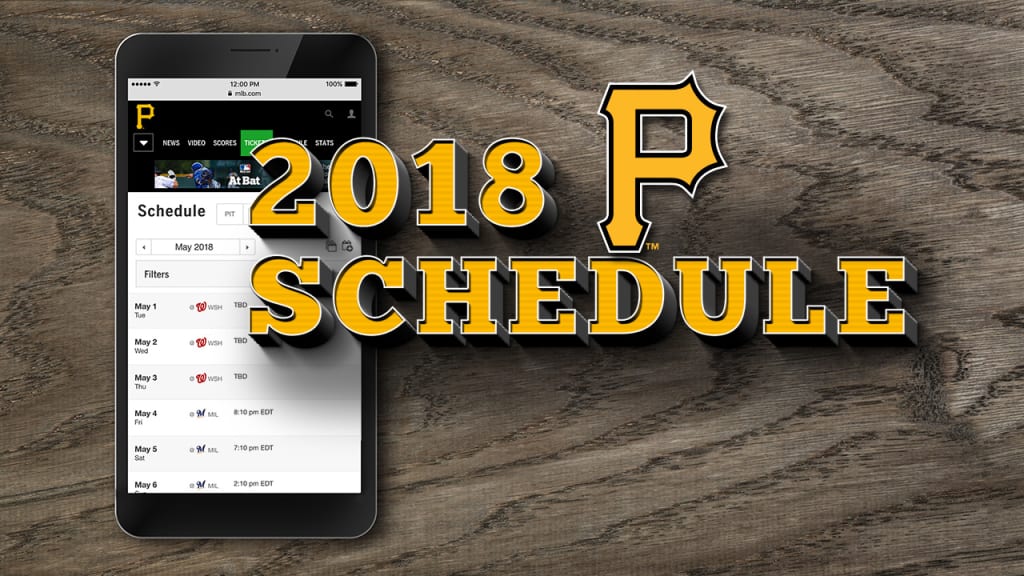 Pittsburgh Pirates Release 2018 Schedule - CBS Pittsburgh