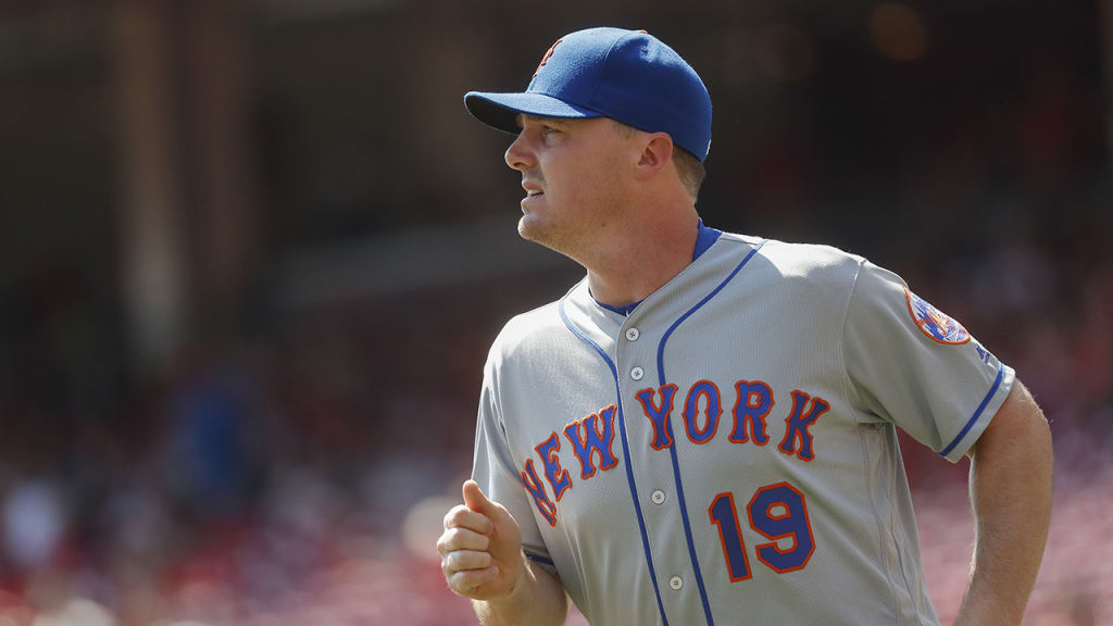 Jay Bruce made the transition to first base on Tuesday against the Astros and was happy with his performance. (AP)