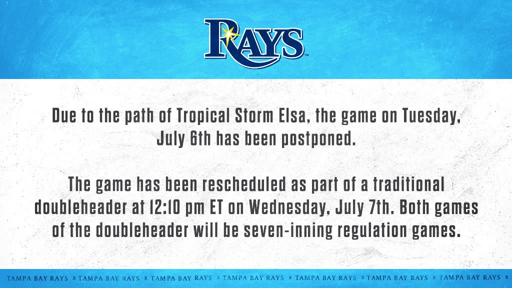 Tampa Bay Rays release their 2021 promotional schedule