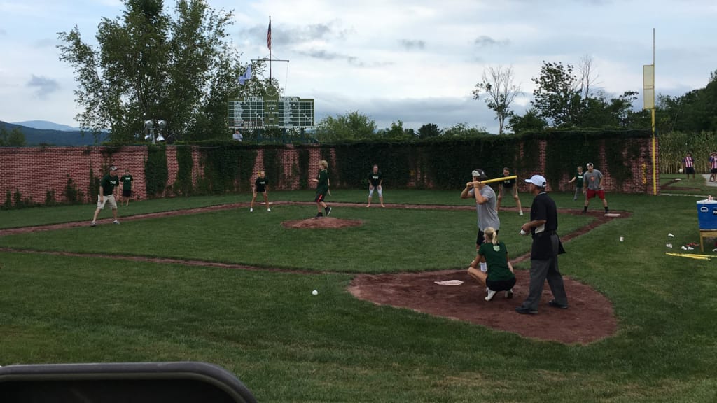 The Travis Roy Foundation annual Wiffle ball tournament is in its 15th year. (Joe Trezza/MLB.com)