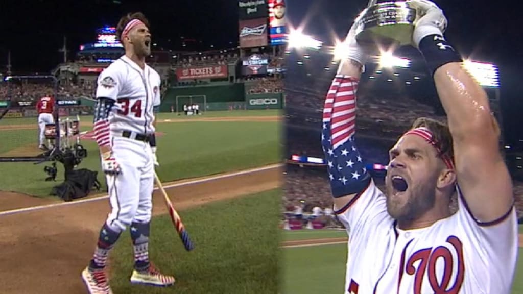 FULL] Bryce Harper couldn't be 'more fortunate' to have his dad pitch to  him in Derby win
