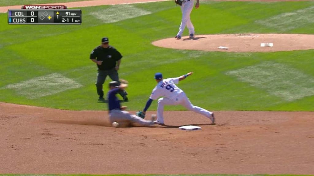 WBC] Molina throws out Nelson Cruz at 2nd. Javier Baez celebrates before  applying the tag. : r/baseball