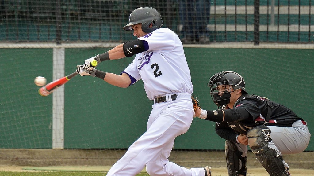 Nick Lovullo hit .225 with a .363 on-base percentage this season. (Holy Cross Photo)