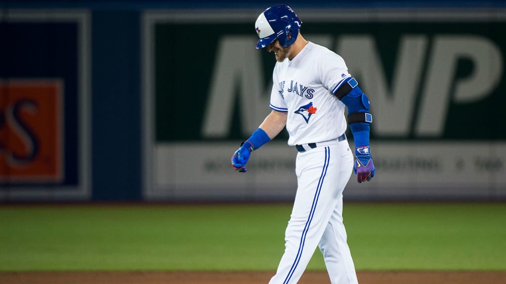 Blue Jays third baseman Josh Donaldson has been out since April 13 with a strained right calf muscle. (AP)