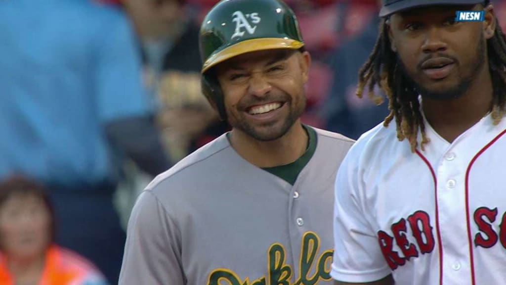 Hanley Ramirez did not approve of Coco Crisp drawing in Fenway's infield  dirt