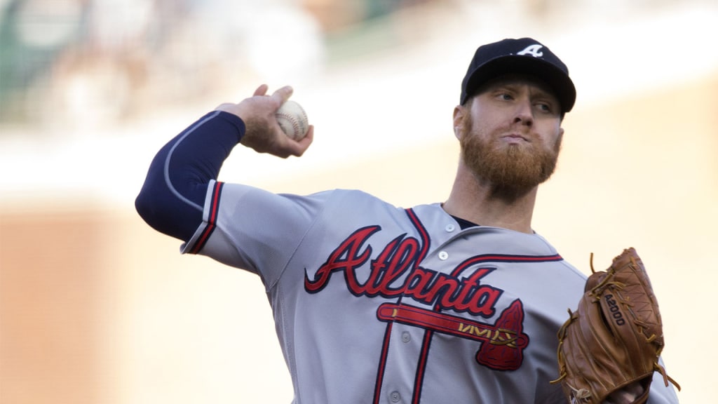 Atlanta Braves starting pitcher Mike Foltynewicz delivers against the San Francisco Giants during the first inning of a baseball game, Saturday, Aug. 27, 2016, in San Francisco. (AP Photo/D. Ross Cameron)