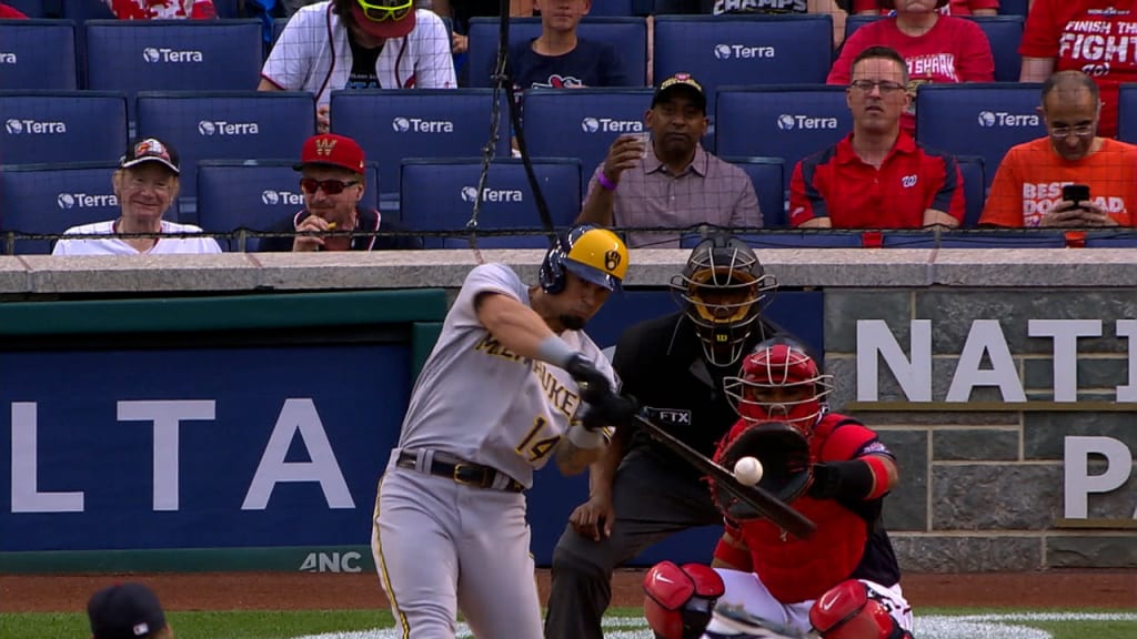 WASHINGTON, DC - JUNE 10: MLB home plate umpire Ramon De Jesus looks on  during a regular season game between the Milwaukee Brewers and Washington  Nationals on June 10, 2022, at Nationals