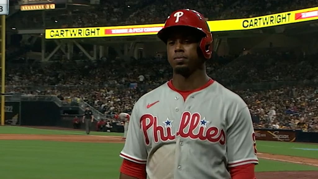 Segura scores on hit-by-pitch