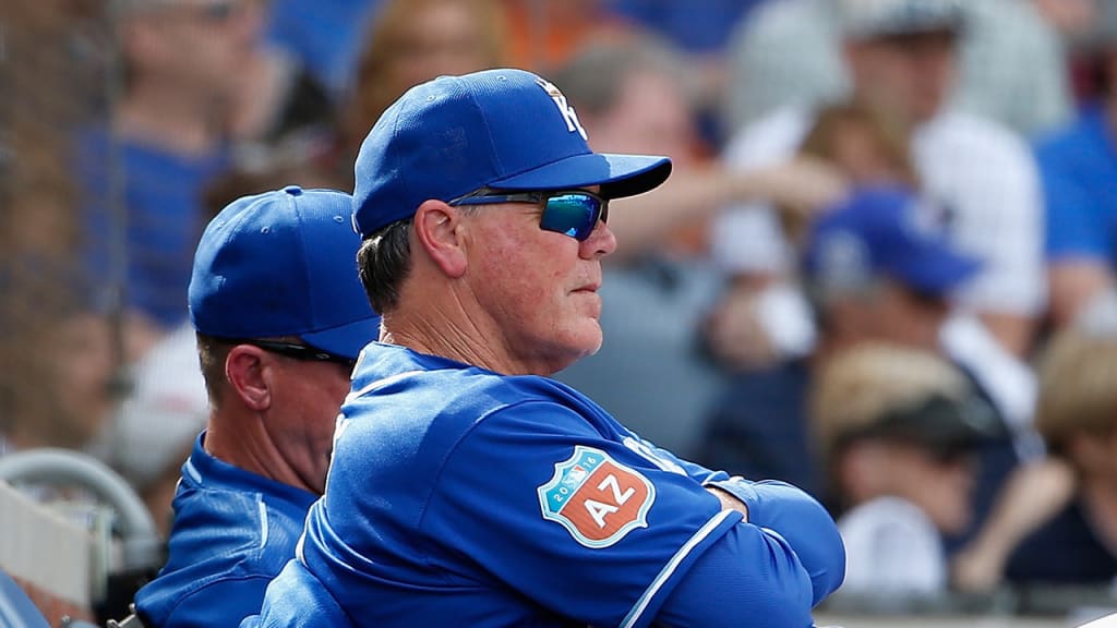Royals manager Ned Yost objected to the extermination of a swarm of bees during a spring game against the Rockies. A retired beekeeper helped usher the bees off the field. (Christian Petersen/Getty)