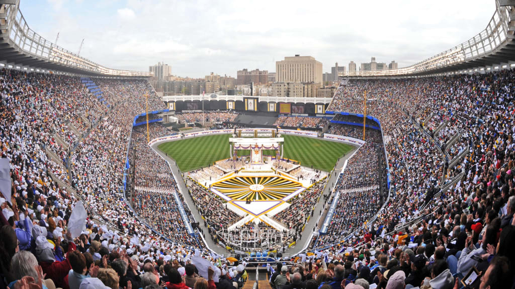 Monument Park at the old Yankee Stadium