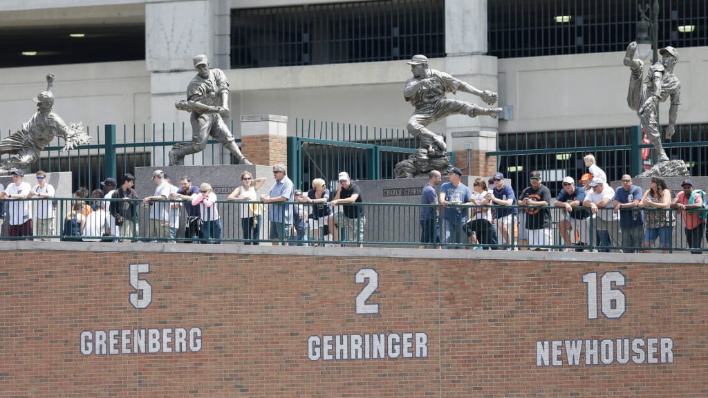 Detroit Tigers Hall of Fame, Sports Commission Statues