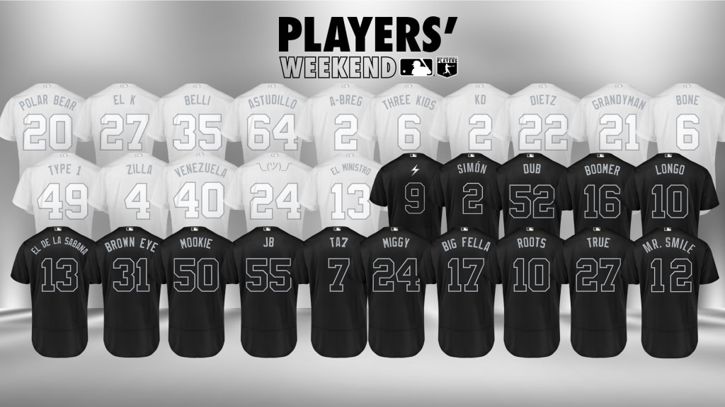 Astros Players' Weekend nicknames