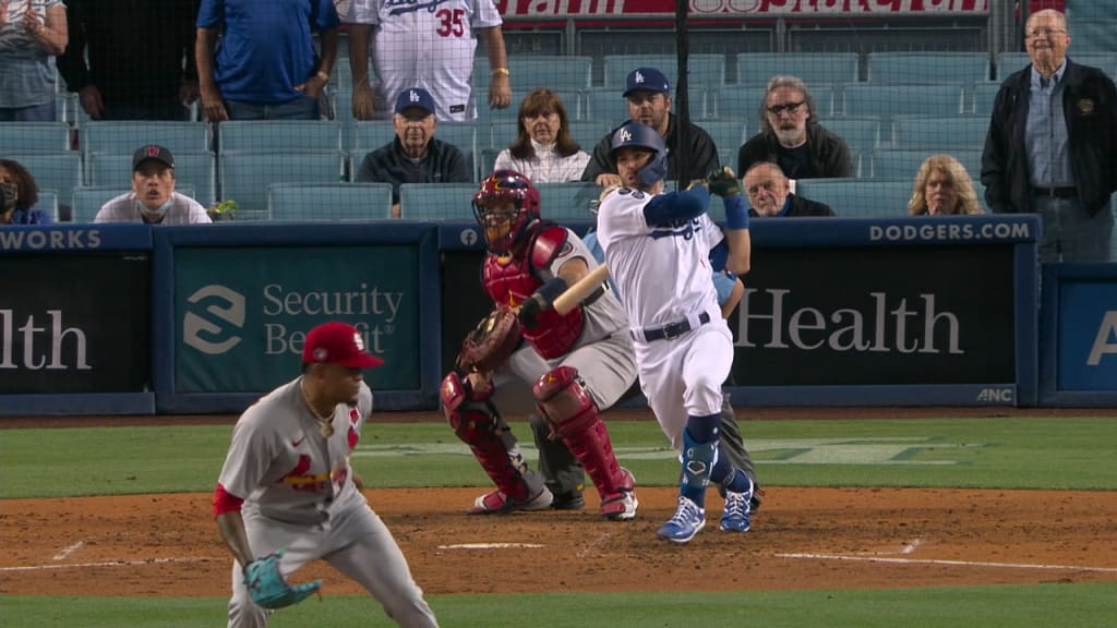 EPIC 14-pitch at-bat!! Dodgers' Chris Taylor gets 3-run double