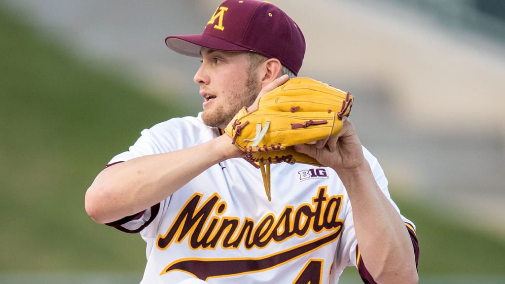 "It found a way to work out," said Lucas Gilbreath about being drafted by the Rockies. (University of Minnesota)