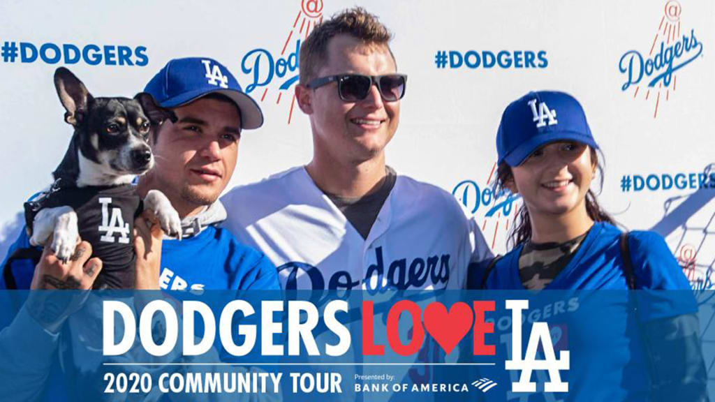 2020 Dodgers Love L.A. Community Tour: Joc Pederson, Matt Beaty