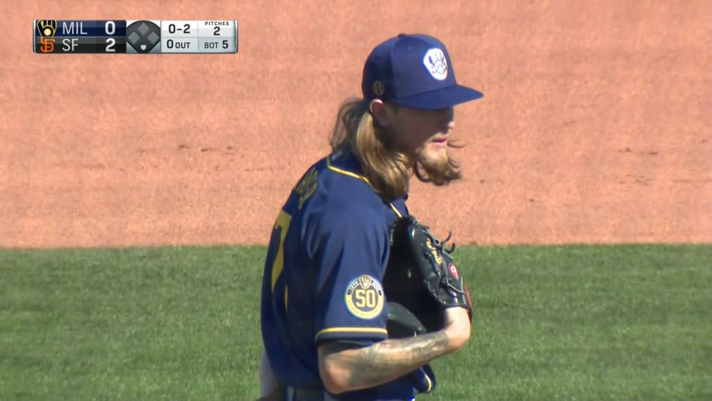 Josh Hader delivers clean inning in first spring outing