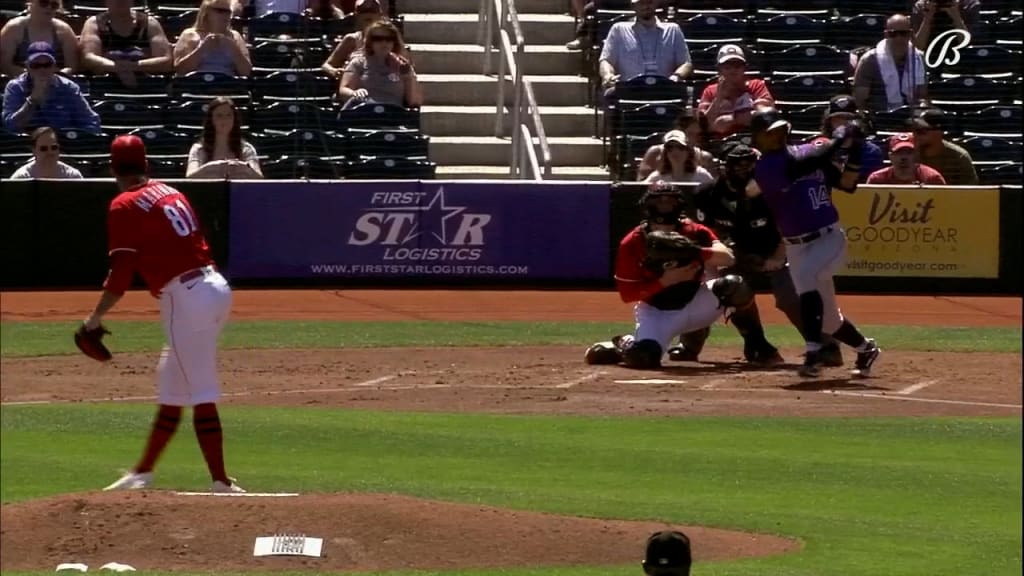 Rockies' C.J. Cron homers, gets plunked in helmet