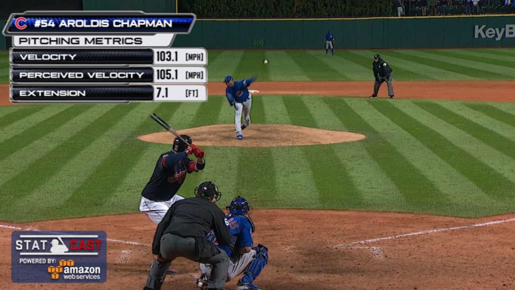 Aroldis Chapman Makes His Mark on World Series with Overpowering