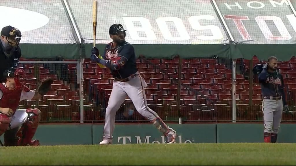 Marcell Ozuna hits three-run home run vs. Red Sox