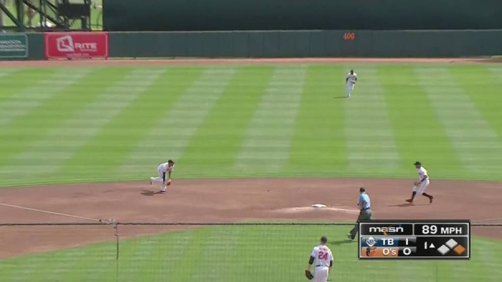 Wright forces double play
