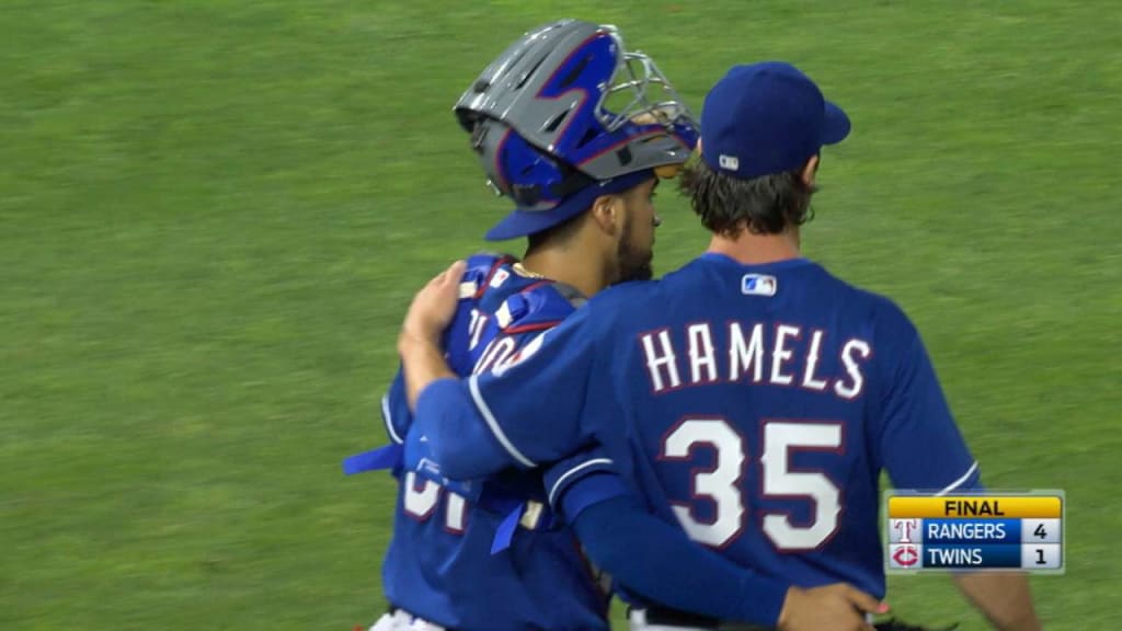 Derek Holland and Cole Hamels