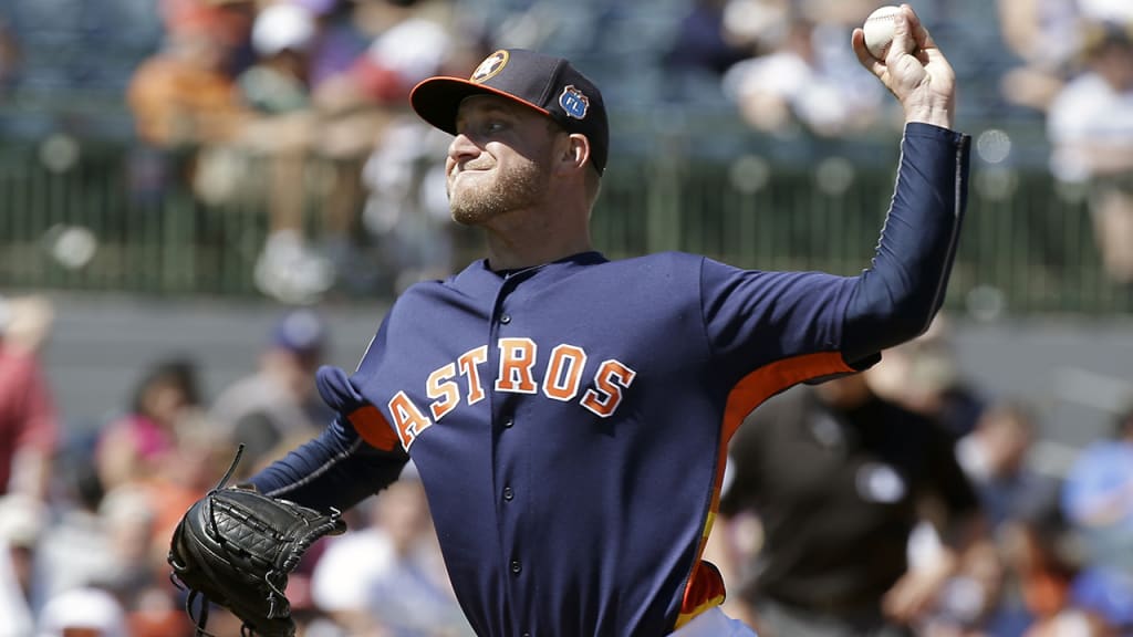 Kevin Chapman appeared in 58 games for the Astros, but was out of options and outrighted by the team on Saturday. (AP)