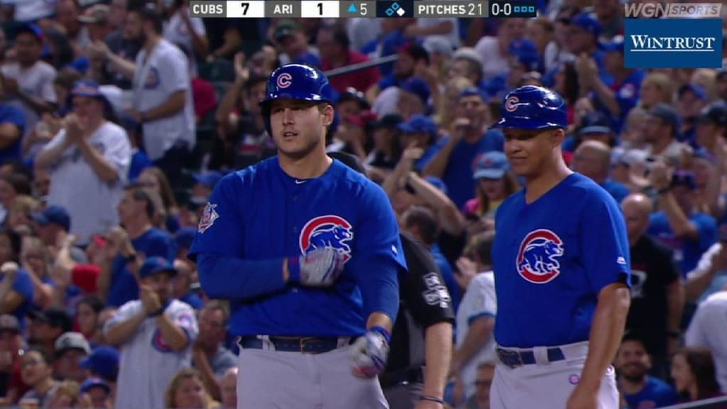 Anthony Rizzo leads off, pitches in Chicago Cubs loss