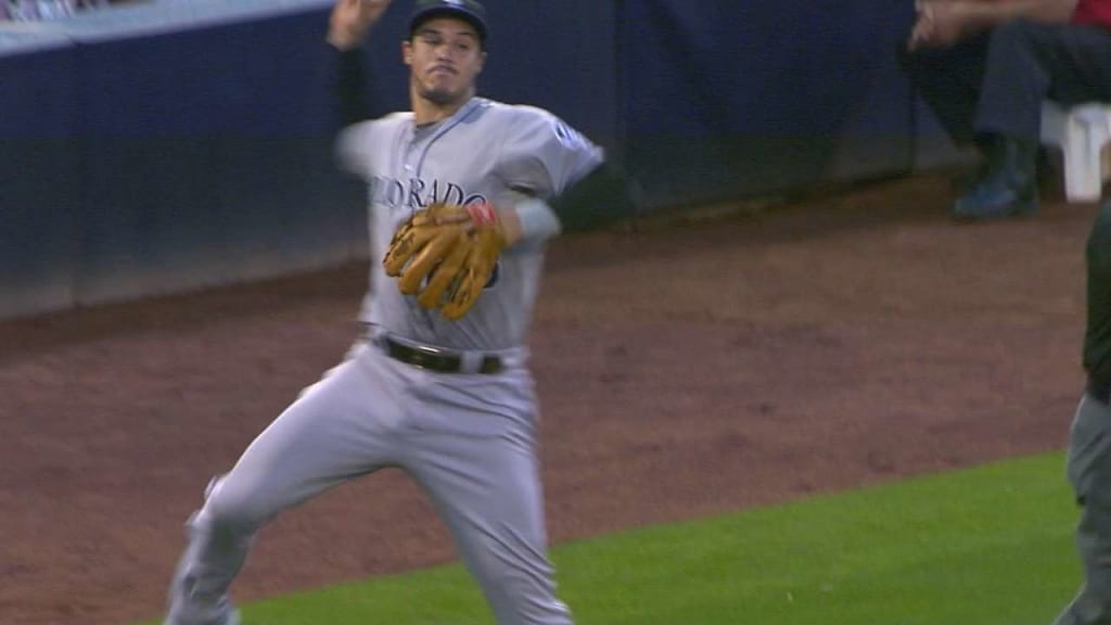 NOLAN ARENADO ST LOUIS CARDINALS 3RD BASE PLAYS THE HOT CORNER