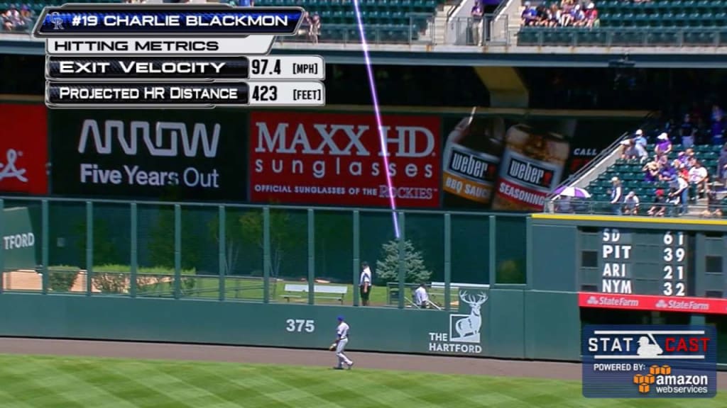 Statcast: Blackmon's leadoff HR