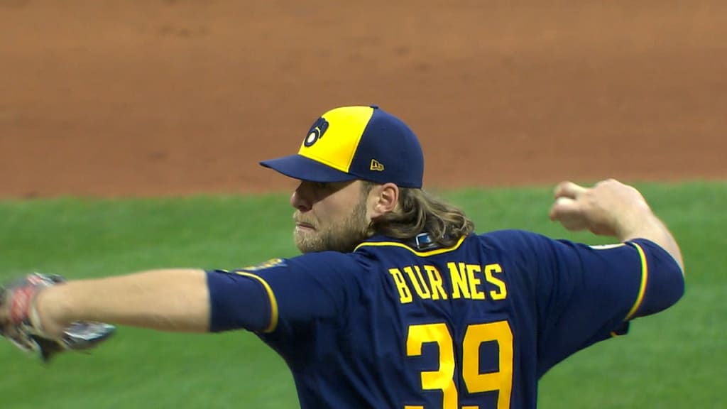 Corbin Burnes strikes out 14