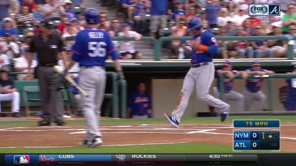 Lagares scores on passed ball