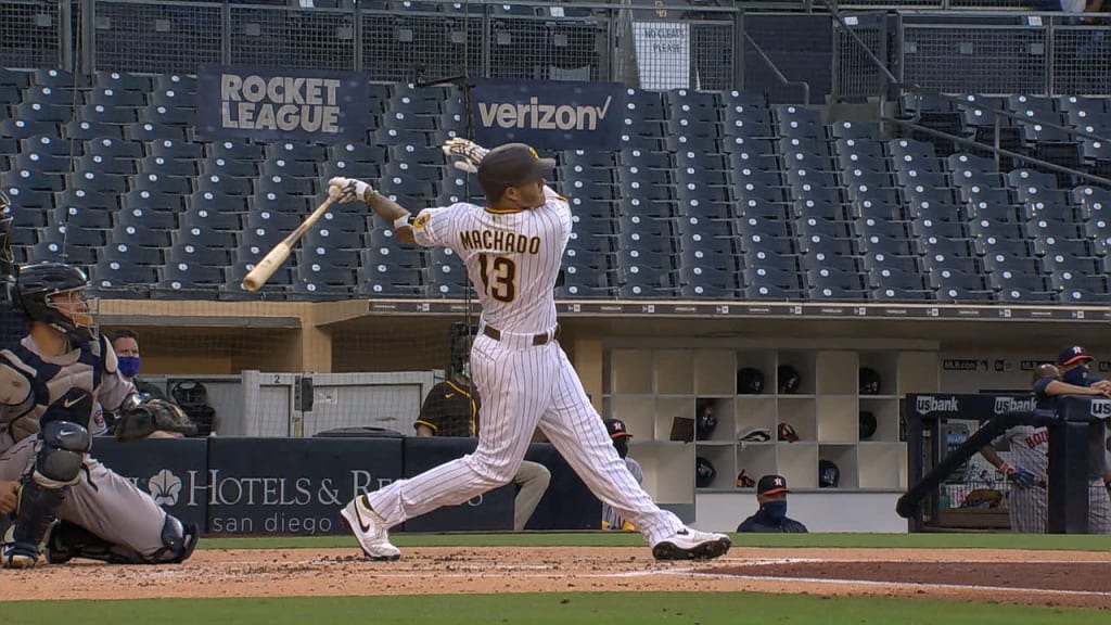 San Diego Padres center fielder Trent Grisham waits for the pitch