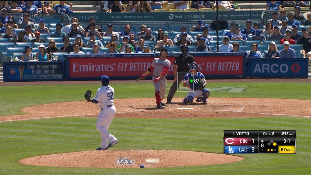 Joey Votto -- 1967 Throwback Jersey (Starting 1B: Went 1-for-3, BB