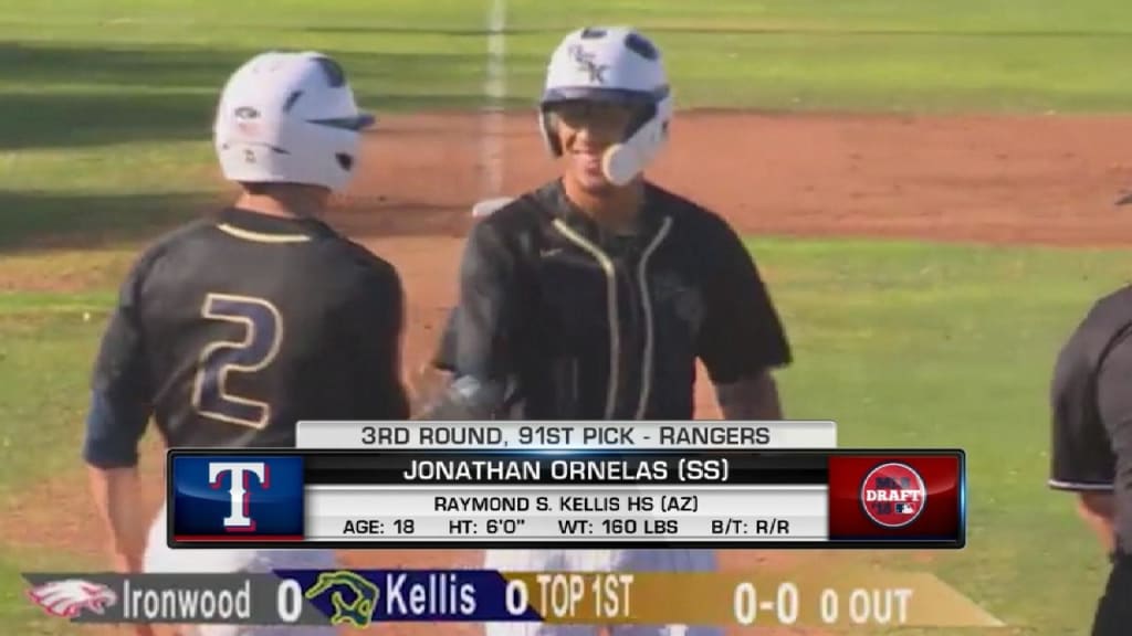 Rangers draft SS Ornelas No. 91