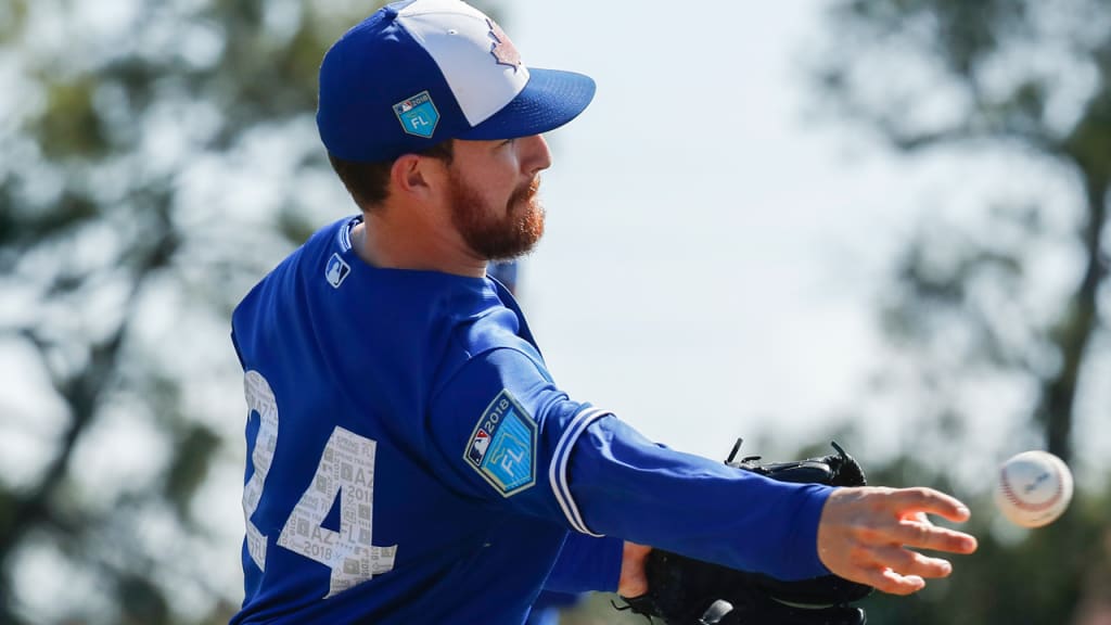 Danny Barnes pitched a scoreless inning of relief on Saturday against the Tigers in Lakeland, Fla.