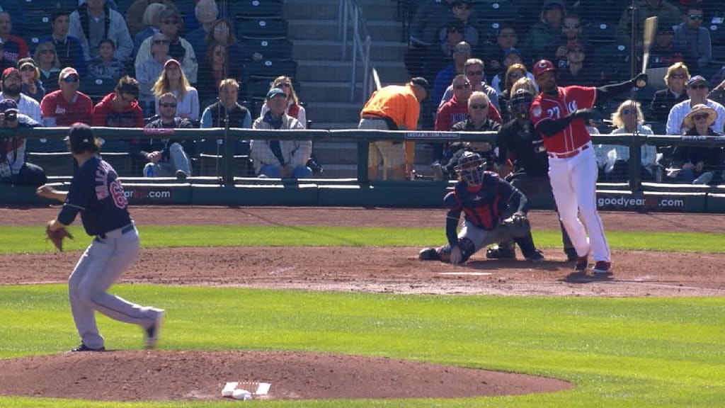 Watch umpire throw body-block on Padres' Matt Kemp during bench