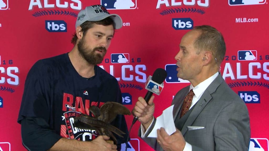 Andrew Miller (ALCS MVP) Game-Worn Jersey ALCS Game 5 at Toronto