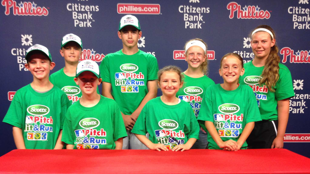 Youngsters from eastern Pennsylvania and southern New Jersey participated in the Pitch, Hit & Run competition at Citizens Bank Park. (Phillies)