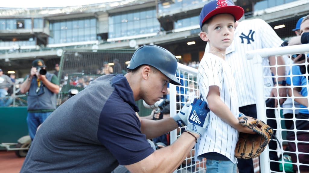 This young Aaron Judge fan will NEVER FORGET this moment! 