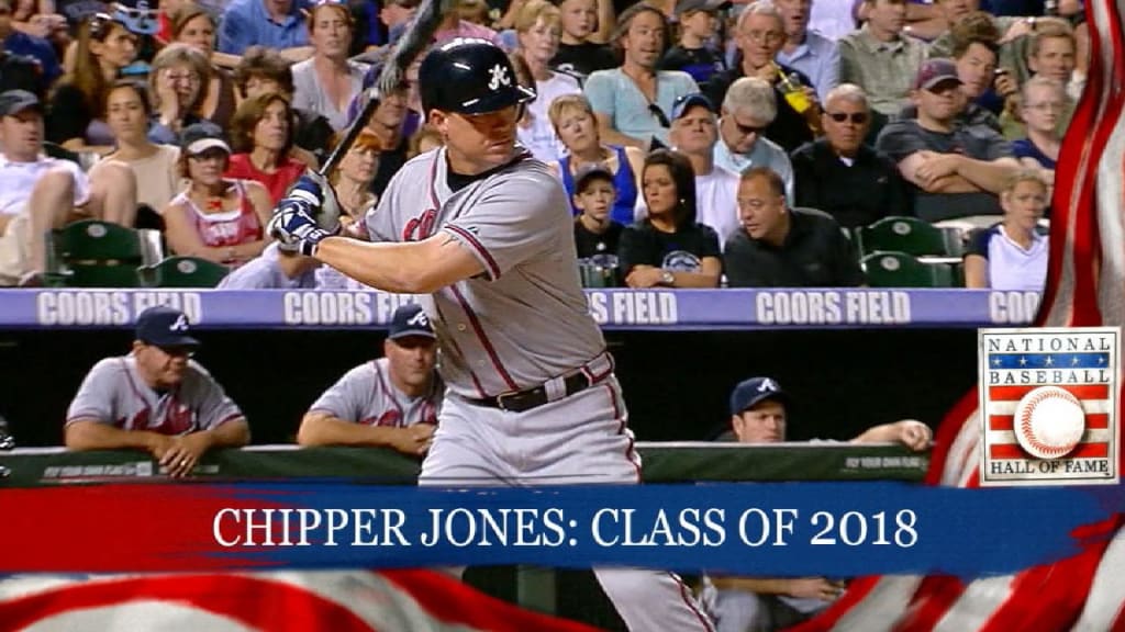 Braves' legend Chipper Jones voted to MLB Hall of Fame