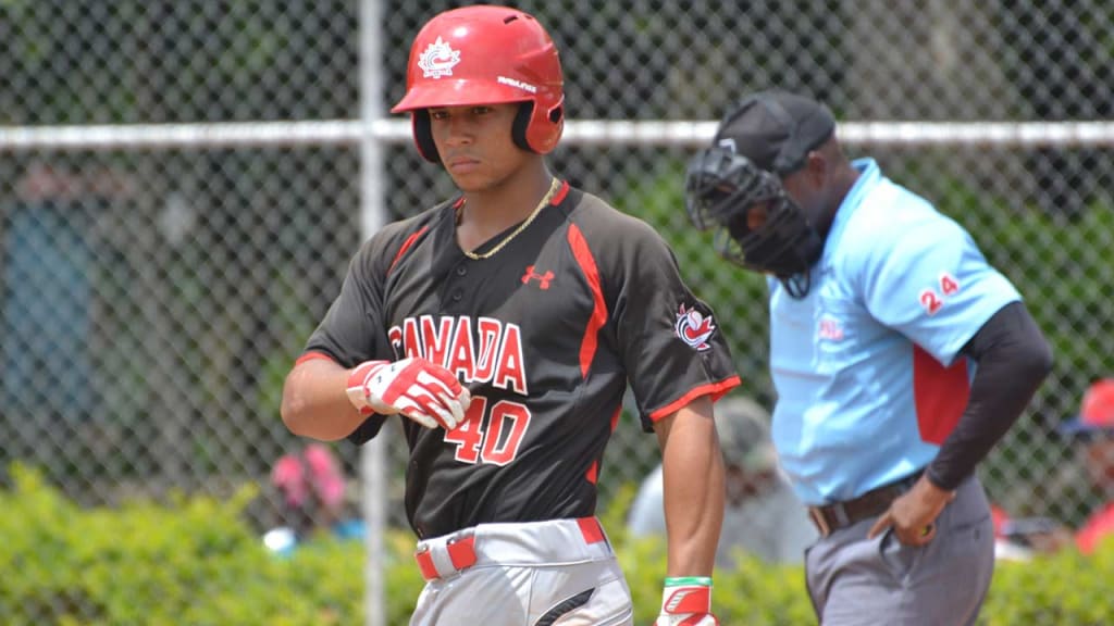 Outfielder Clayton Keyes was the first of three Canadians selected by the Blue Jays when he was taken in the 17th round.