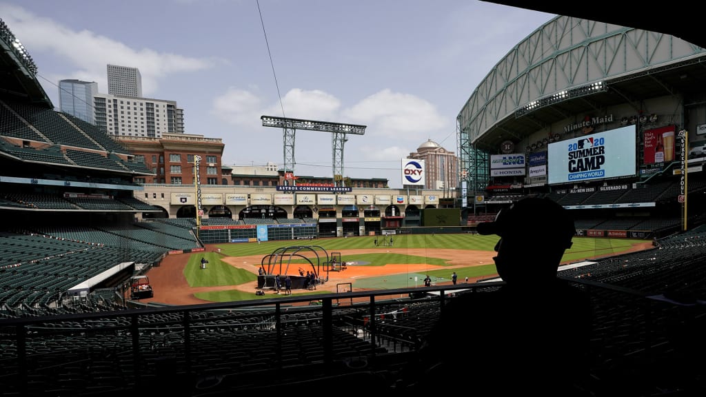 Astros' taxi squad begins work at Whataburger Field