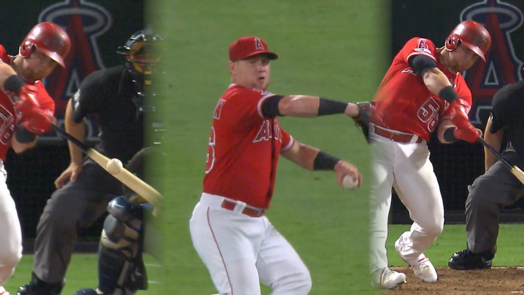 ICYMI: Texas Rangers right fielder Kole Calhoun humorously tries to prevent  reigning MVP Shohei Ohtani from reaching the dugout