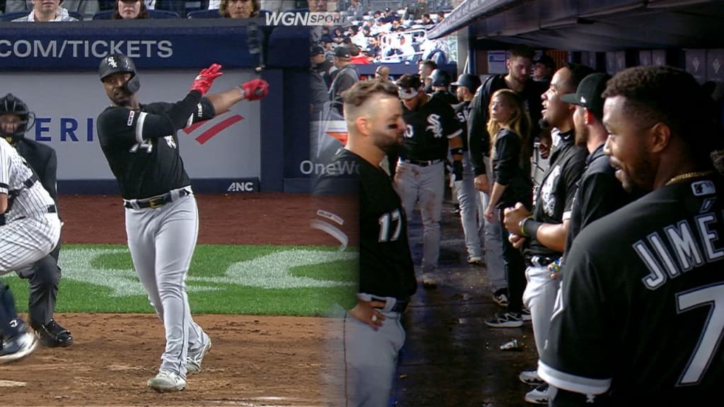 Eloy Jiménez joins in on the home run fun.