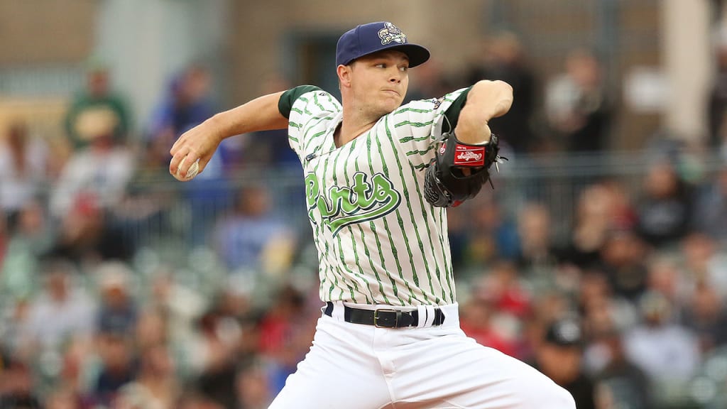 Sonny Gray took a big step toward his return from a lat strain with five shutout innings Saturday for Stockton. (Tim Cattera/MiLB)