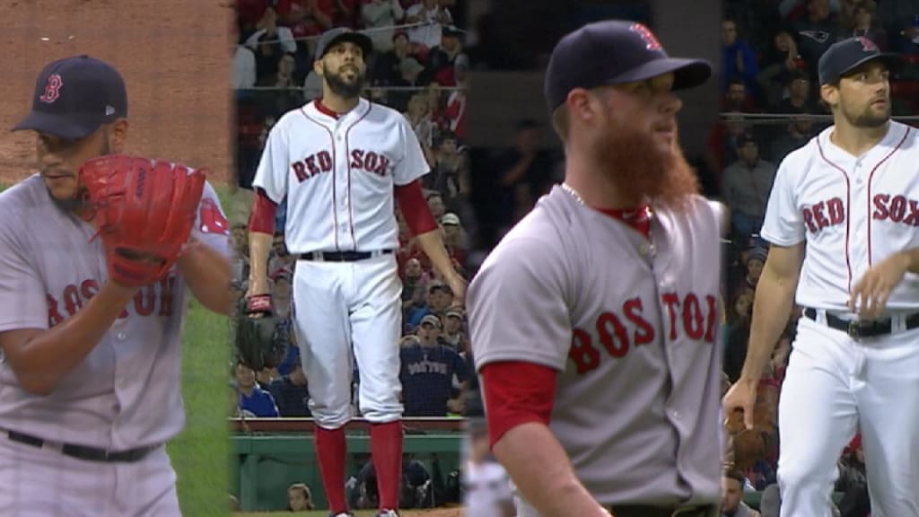Red Sox pitchers finish strong